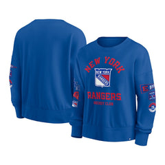 New York Rangers Fanatics Women's Go Team Pullover Sweatshirt - Blue - NHL