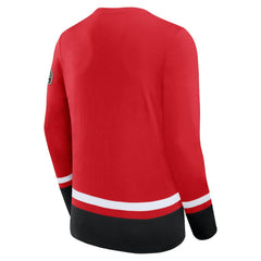 Chicago Blackhawks Fanatics High Point Long Sleeve T-Shirt - Red - NHL