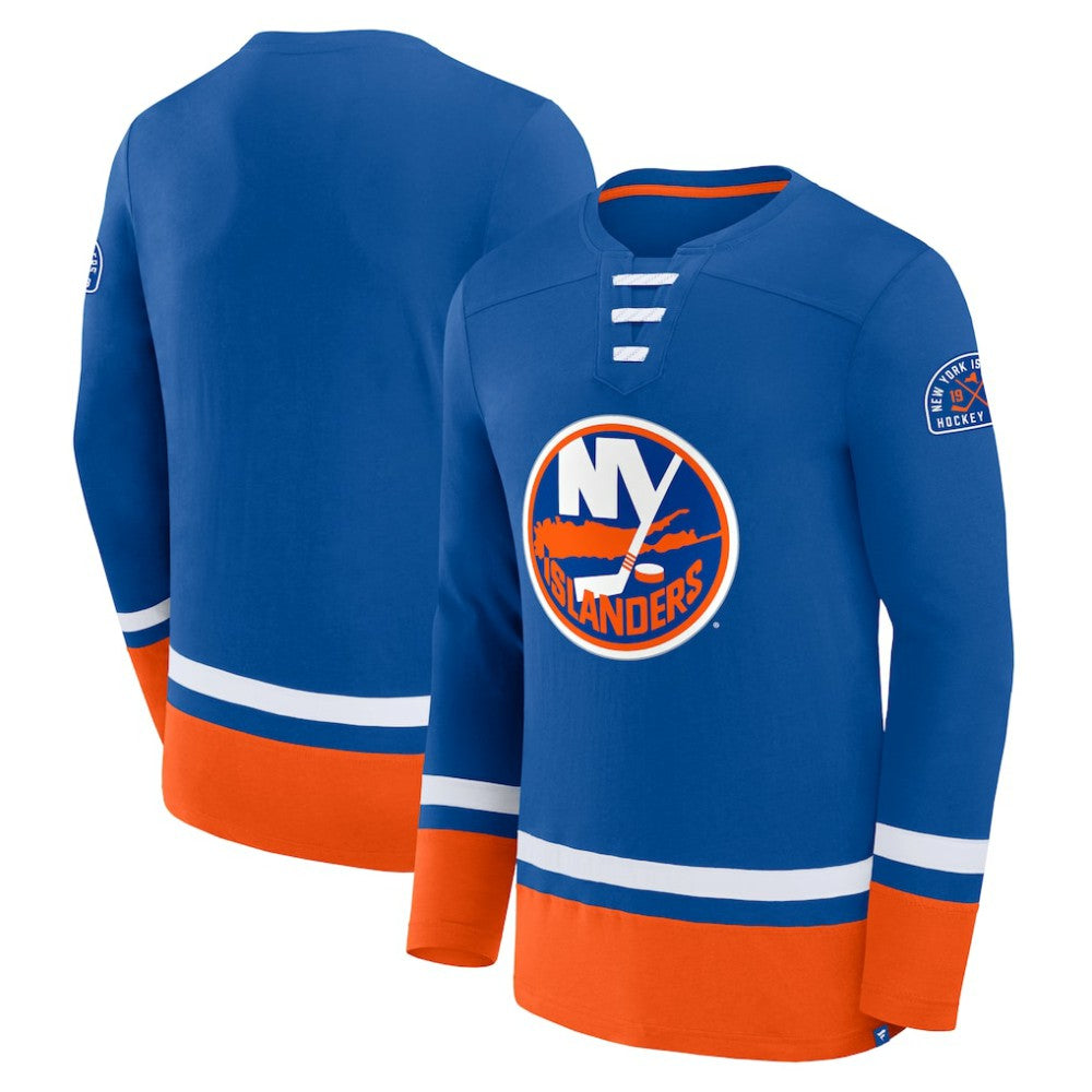 New York Islanders Fanatics High Point Long Sleeve T-Shirt - Royal - NHL
