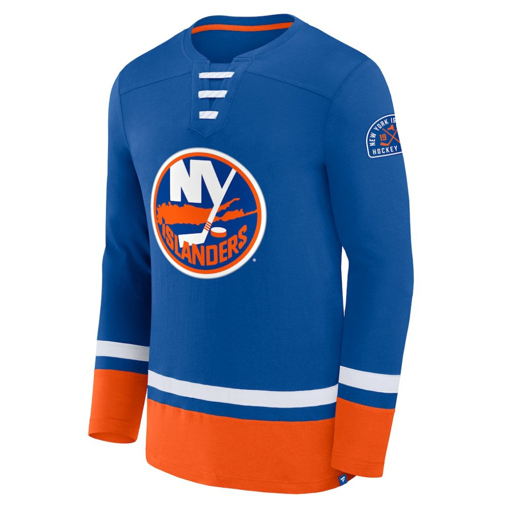 New York Islanders Fanatics High Point Long Sleeve T-Shirt - Royal - NHL