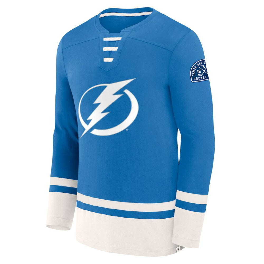 Tampa Bay Lightning Fanatics High Point Long Sleeve T-Shirt - Blue - NHL