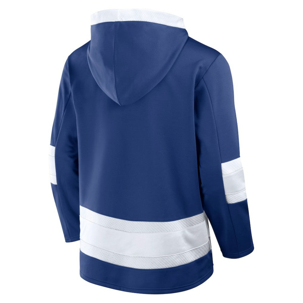 Tampa Bay Lightning Fanatics Inside Line Fleece Pullover Hoodie- Blue - NHL