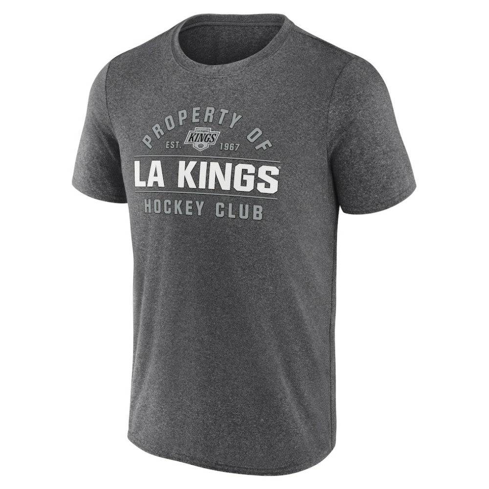 Los Angeles Kings Fanatics Property Of T-Shirt - Heather Charcoal - NHL