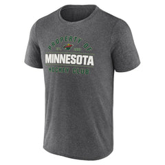 Minnesota Wild Fanatics Property Of T-Shirt - Heather Charcoal - NHL