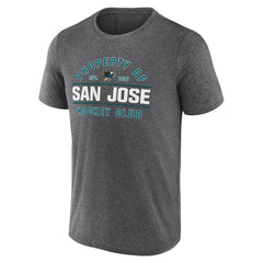 San Jose Sharks Fanatics Property Of T-Shirt - Heather Charcoal - NHL