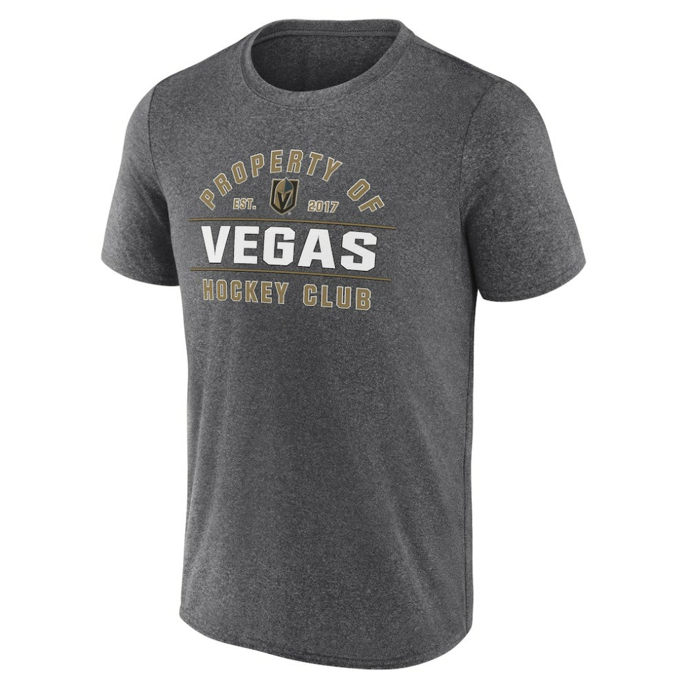 Vegas Golden Knights Fanatics Property Of T-Shirt - Heather Charcoal - NHL
