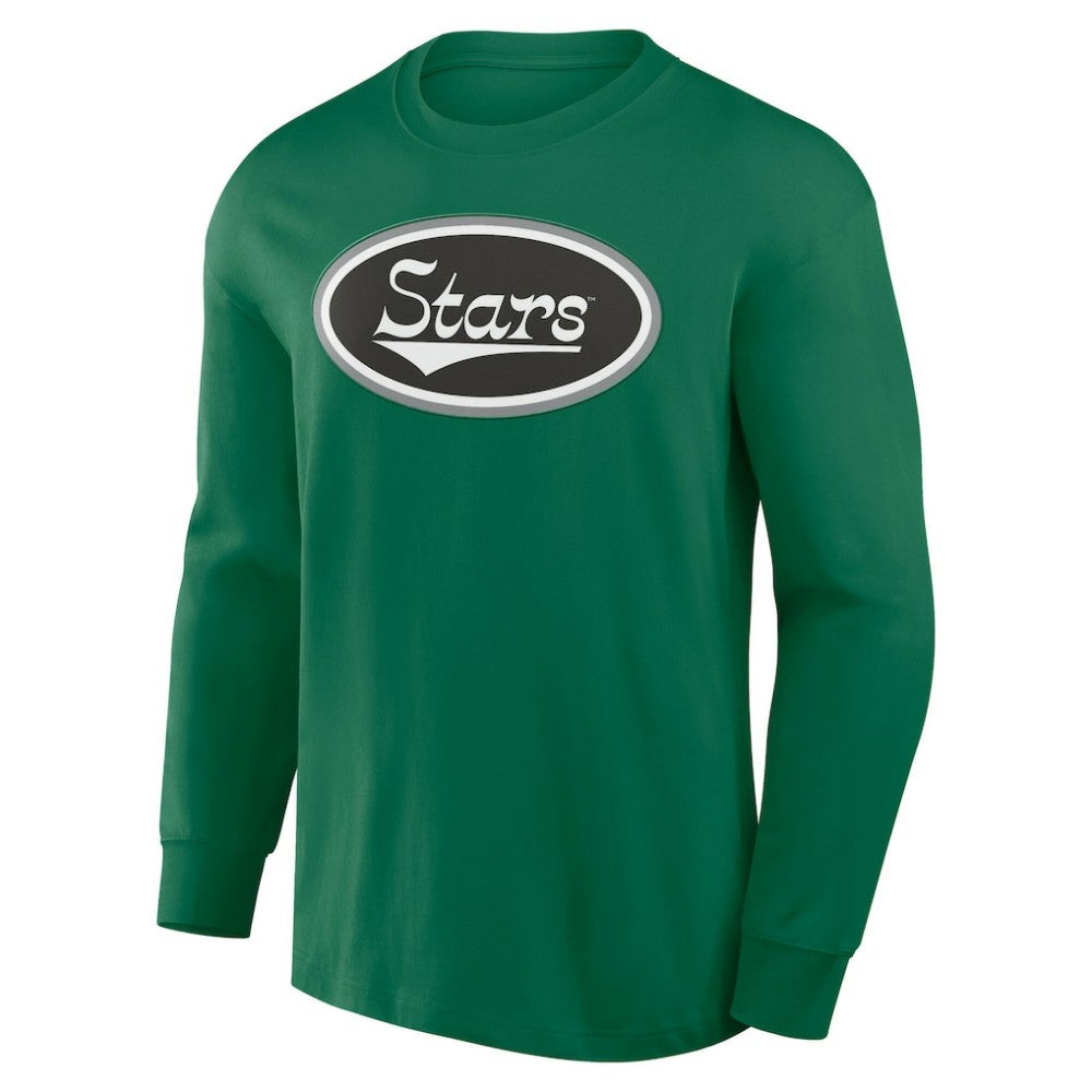 Dallas Stars Fanatics Rewind Long Sleeve T-Shirt - Kelly Green - NHL