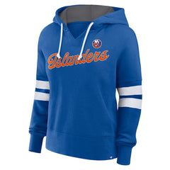 New York Islanders Fanatics Women's Oversized Seize Pullover Hoodie - Royal - NHL