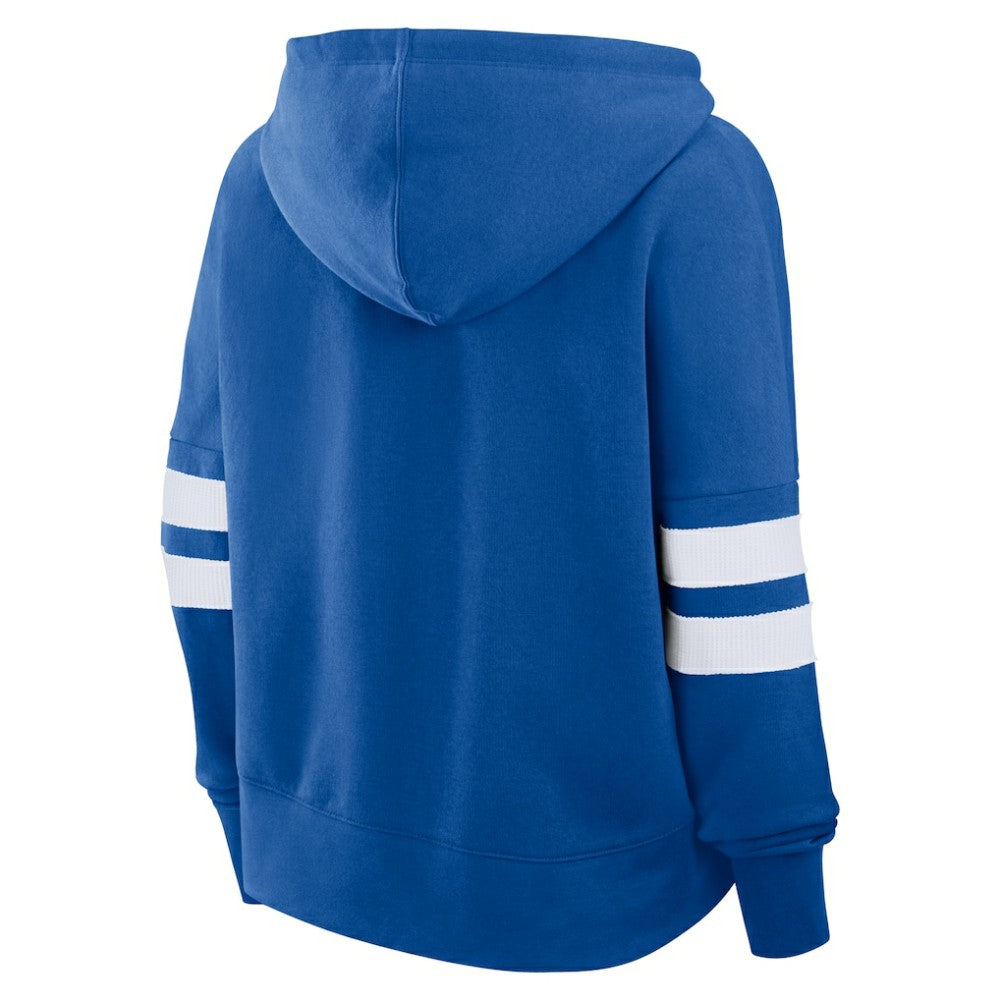 New York Islanders Fanatics Women's Oversized Seize Pullover Hoodie - Royal - NHL