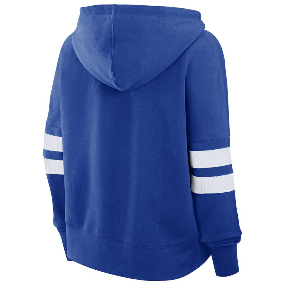New York Rangers Fanatics Women's Oversized Seize Pullover Hoodie - Blue - NHL