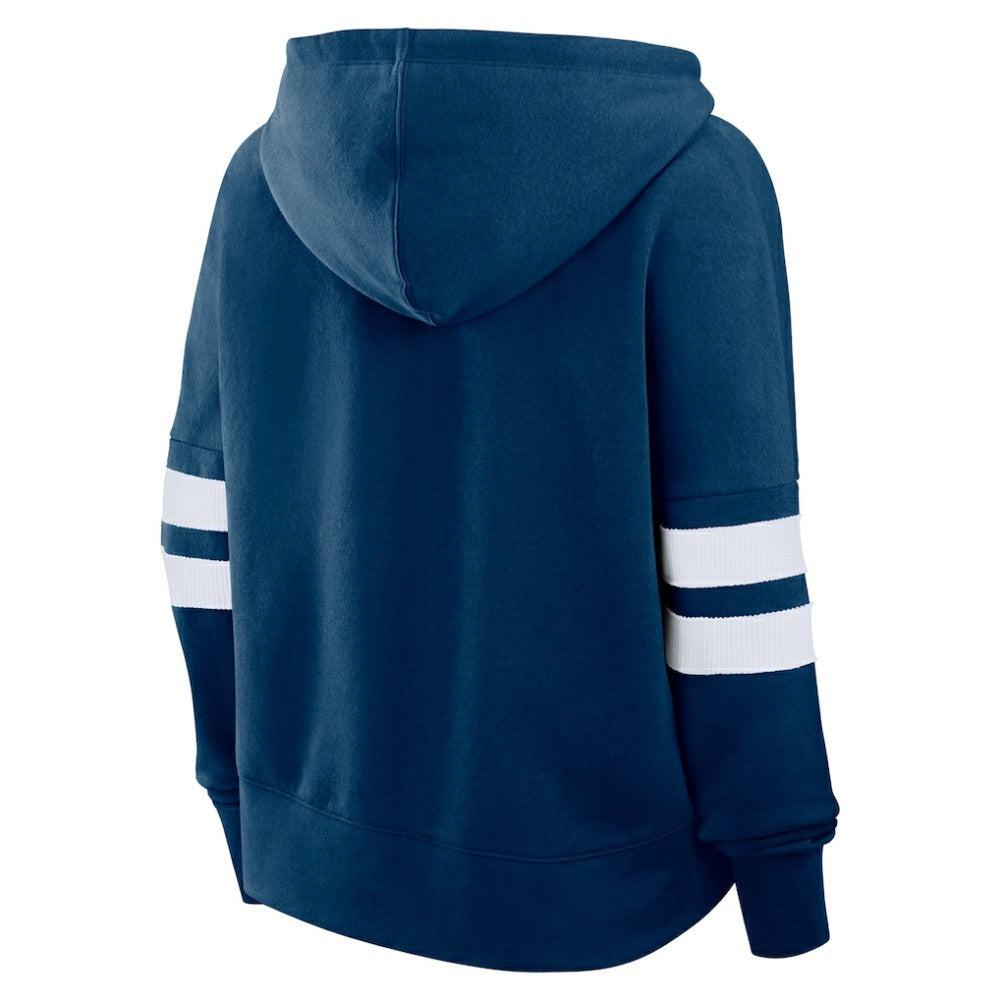 Seattle Kraken Fanatics Women's Oversized Seize Pullover Hoodie - Deep Sea Blue - NHL