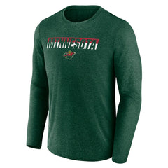Minnesota Wild Fanatics Transition Long Sleeve T-Shirt - Heather Green - NHL