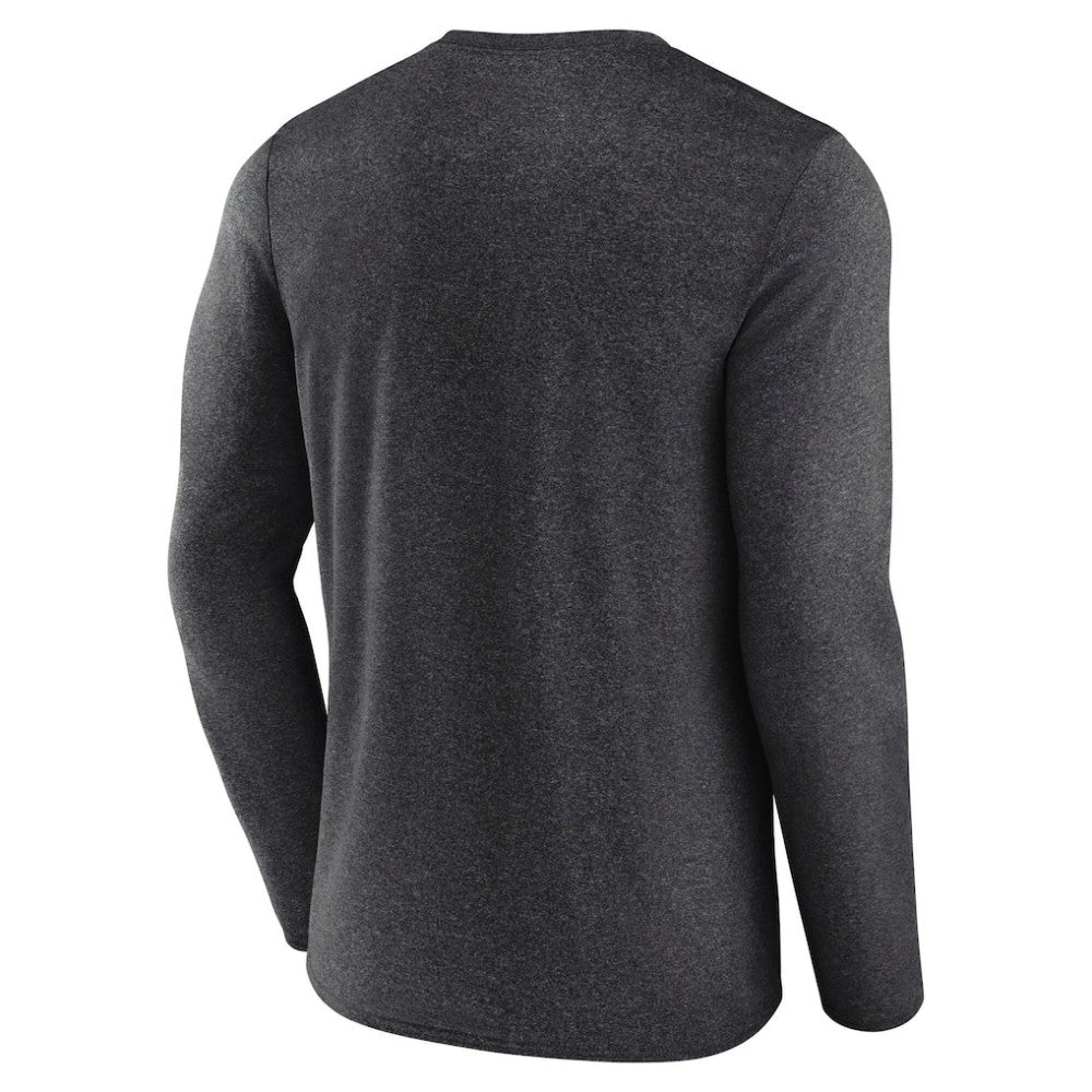 Los Angeles Kings Fanatics Transition Long Sleeve T-Shirt - Heather Charcoal - NHL