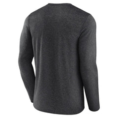Boston Bruins Fanatics Transition Long Sleeve T-Shirt - Heather Charcoal - NHL