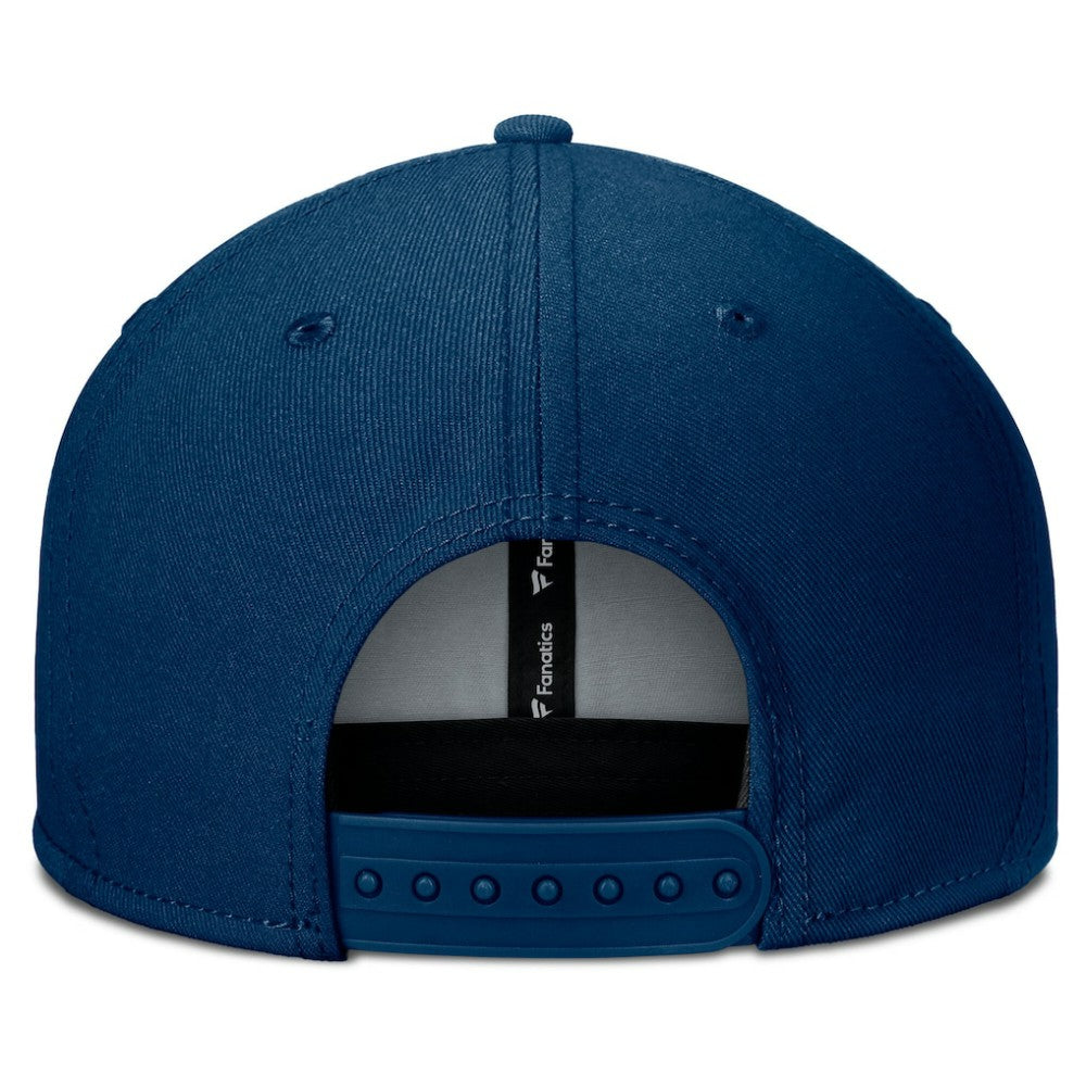 Seattle Kraken Fanatics Fundamental Gino Stack Snapback Hat - Navy - NHL