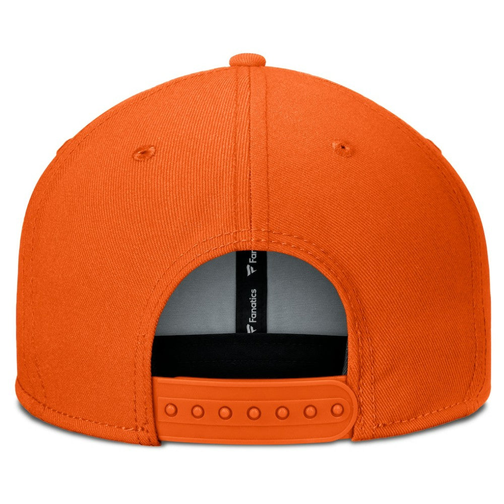 Anaheim Ducks Fanatics Fundamental Gino Stack Snapback Hat - Black - NHL