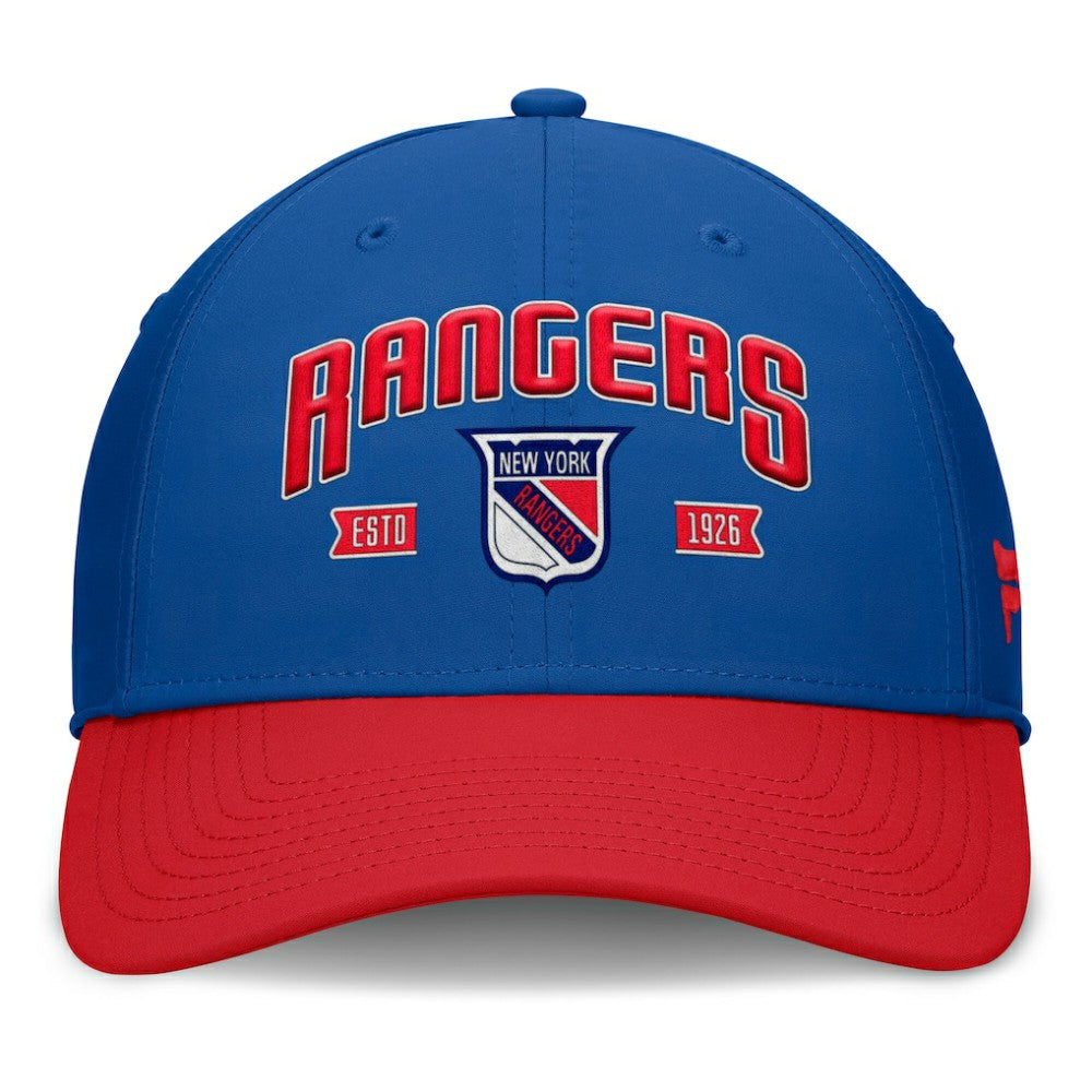 New York Rangers Fanatics Heritage Captain Flex Hat - Blue/Red - NHL