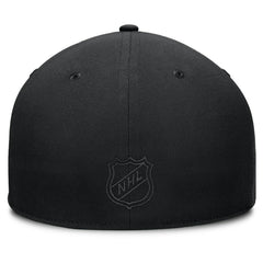 Vegas Golden Knights Fanatics Heritage Ice Time Wordmark Fitted Hat - Black - NHL