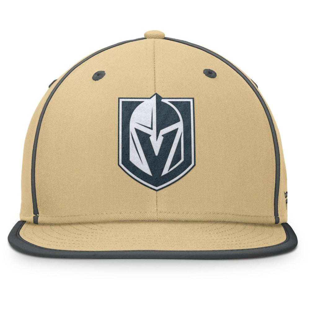 Vegas Golden Knights Fanatics Heritage Ice Time Fitted Hat - Gold - NHL