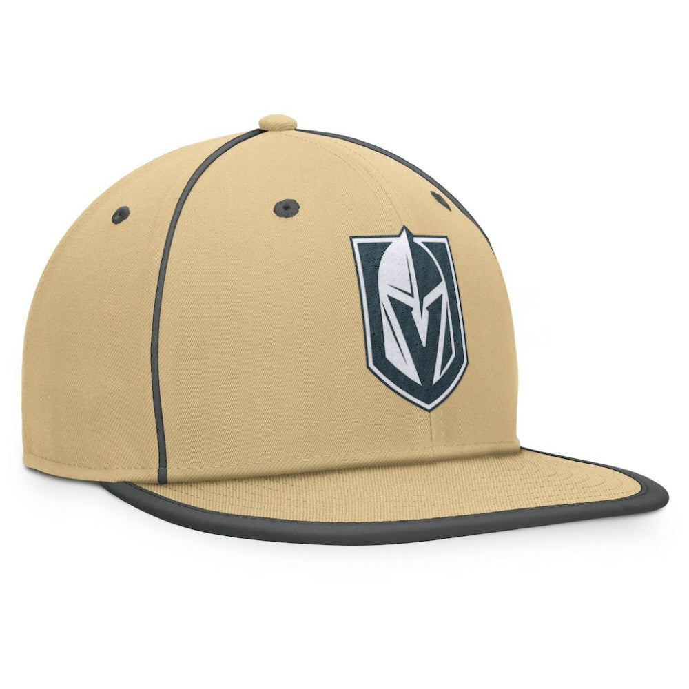 Vegas Golden Knights Fanatics Heritage Ice Time Fitted Hat - Gold - NHL