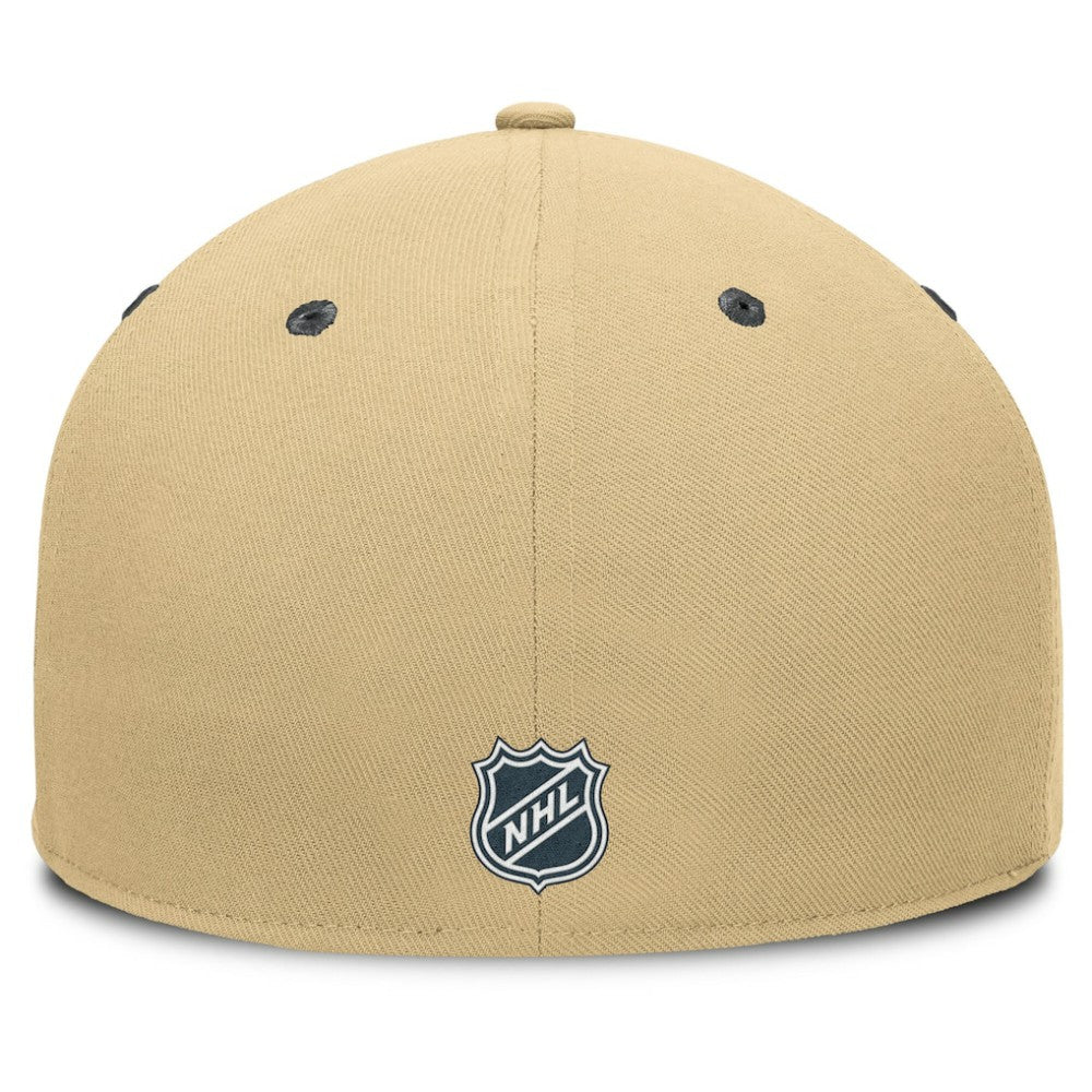 Vegas Golden Knights Fanatics Heritage Ice Time Fitted Hat - Gold - NHL