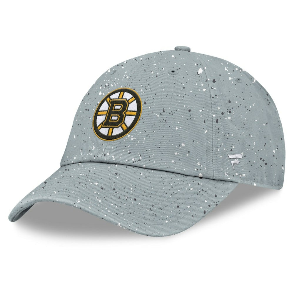 Boston Bruins Fanatics Women's Heritage Snow Day Speckle Adjustable Hat - Gray - NHL