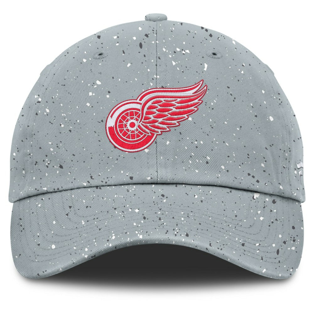 Detroit Red Wings Fanatics Women's Heritage Snow Day Speckle Adjustable Hat - Gray - NHL