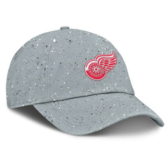 Detroit Red Wings Fanatics Women's Heritage Snow Day Speckle Adjustable Hat - Gray - NHL