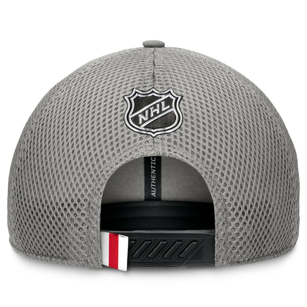 New York Rangers Fanatics Authentic Pro Home Ice Trucker Adjustable Hat - Gray - NHL
