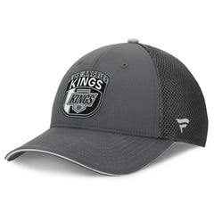Los Angeles Kings Fanatics Authentic Pro Home Ice Trucker Adjustable Hat - Gray - NHL