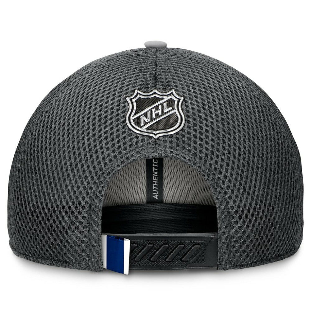 Toronto Maple Leafs Fanatics Authentic Pro Home Ice Trucker Adjustable Hat - Gray - NHL