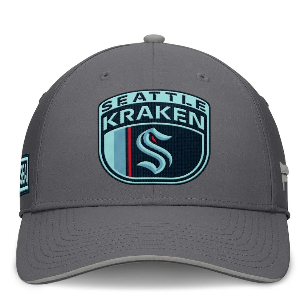 Seattle Kraken Fanatics Home Ice Flex Hat - Gray - NHL