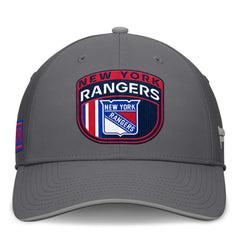 New York Rangers Fanatics Home Ice Flex Hat - Gray - NHL