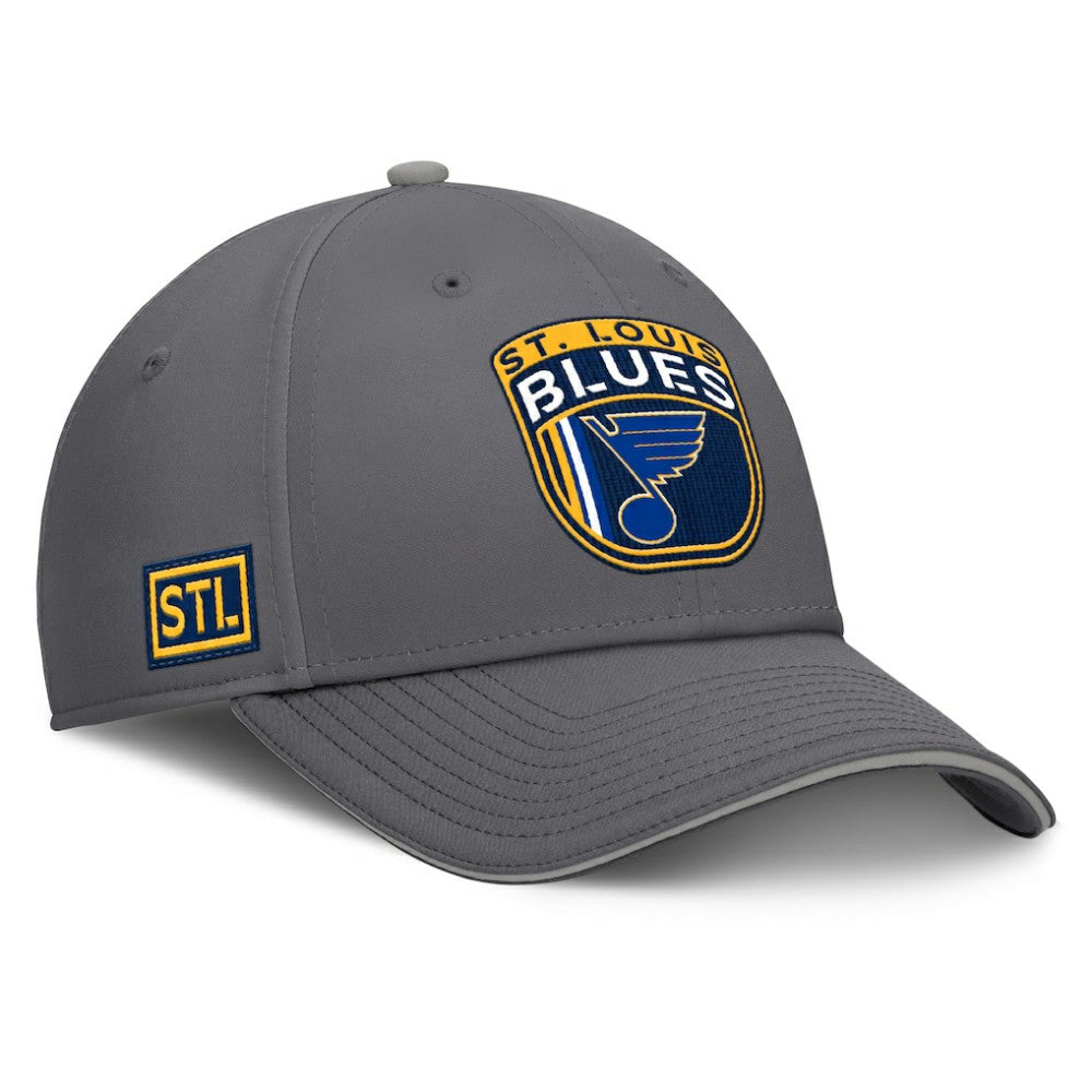 St. Louis Blues Fanatics Home Ice Flex Hat - Gray - NHL