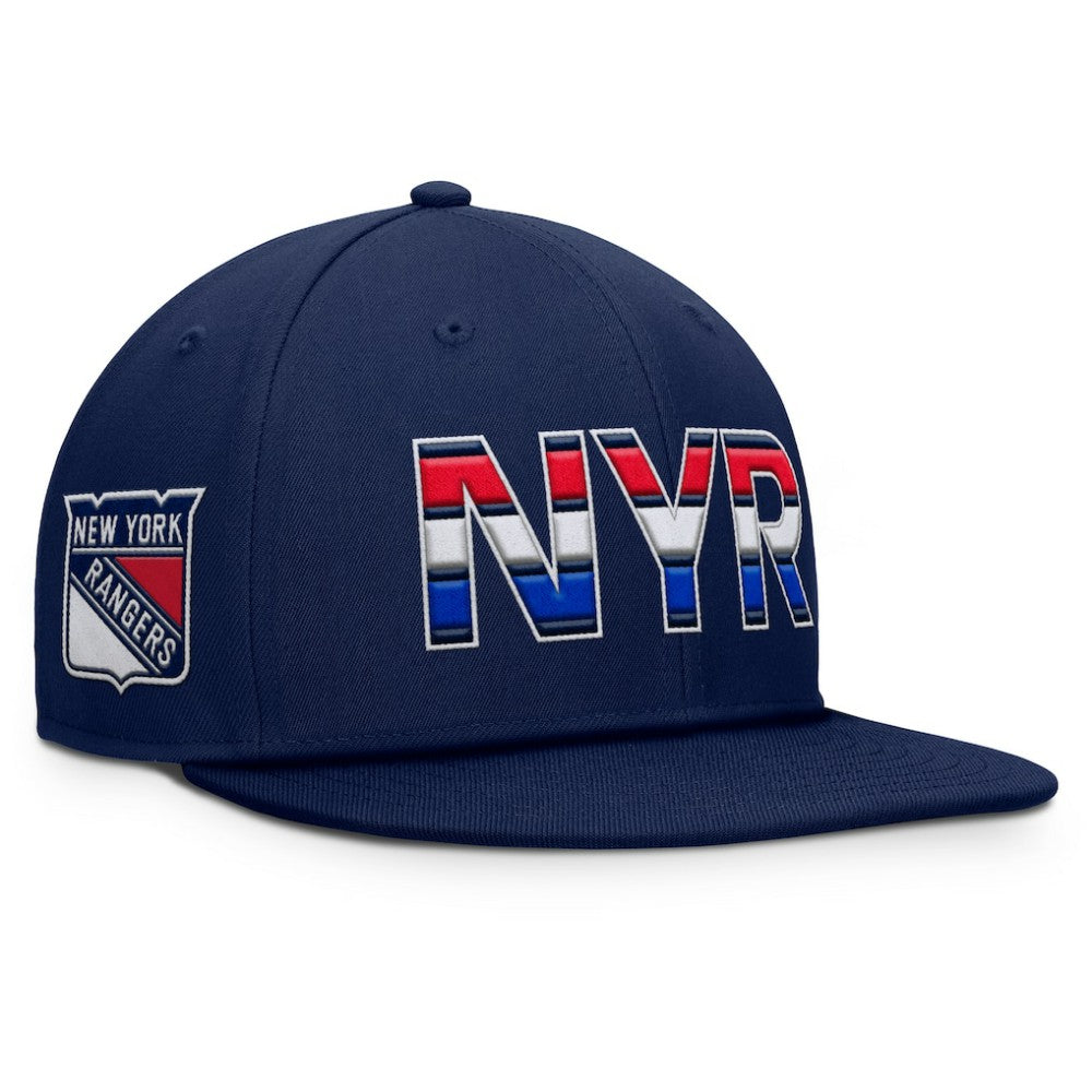 New York Rangers Fanatics Authentic Pro Alternate Jersey Snapback Hat - Navy - NHL