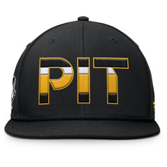 Pittsburgh Penguins Fanatics Authentic Pro Alternate Jersey Snapback Hat - Black - NHL