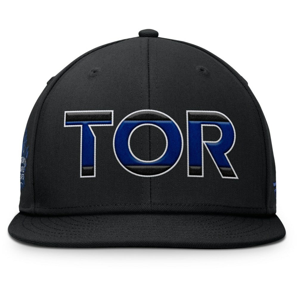 Toronto Maple Leafs Fanatics Authentic Pro Alternate Jersey Snapback Hat - Black - NHL