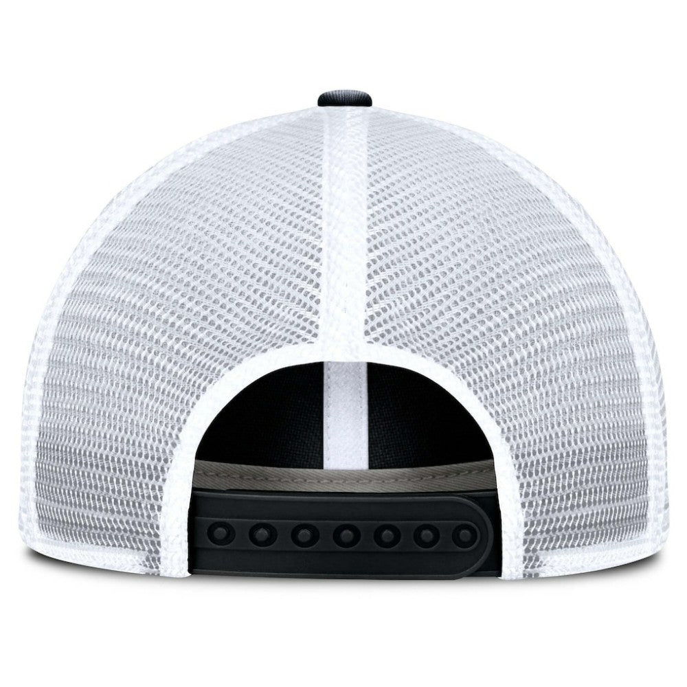 Chicago Blackhawks Fanatics Averie Trucker Adjustable Hat - Black/White - NHL