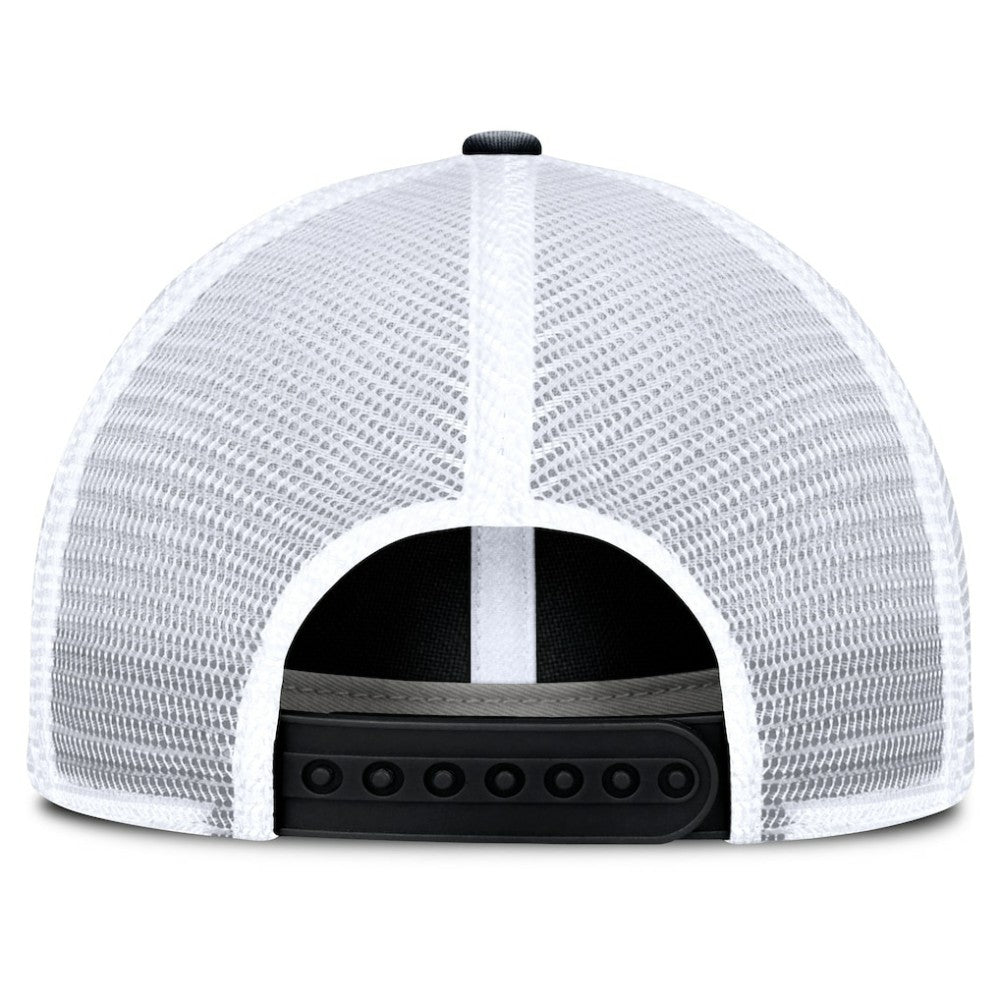Pittsburgh Penguins Fanatics Averie Trucker Adjustable Hat - Black/White - NHL