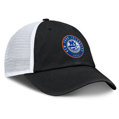 New York Islanders Fanatics Averie Trucker Adjustable Hat - Black/Gray - NHL