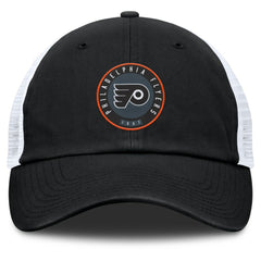 Philadelphia Flyers Fanatics Averie Trucker Adjustable Hat - Black/Gray - NHL