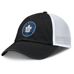 Toronto Maple Leafs Fanatics Averie Trucker Adjustable Hat - Black/Gray - NHL