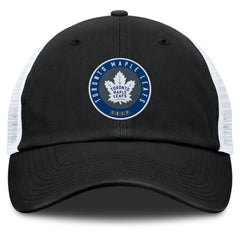 Toronto Maple Leafs Fanatics Averie Trucker Adjustable Hat - Black/Gray - NHL