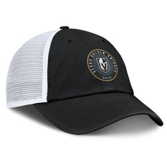 Vegas Golden Knights Fanatics Averie Trucker Adjustable Hat - Black/White - NHL