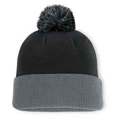 Washington Capitals Fanatics Aspyn Cuffed Knit Hat with Pom - Black - NHL