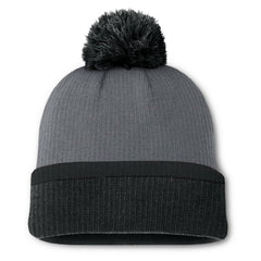 Boston Bruins Fanatics Women's Cuffed Knit Hat with Pom - Charcoal - NHL