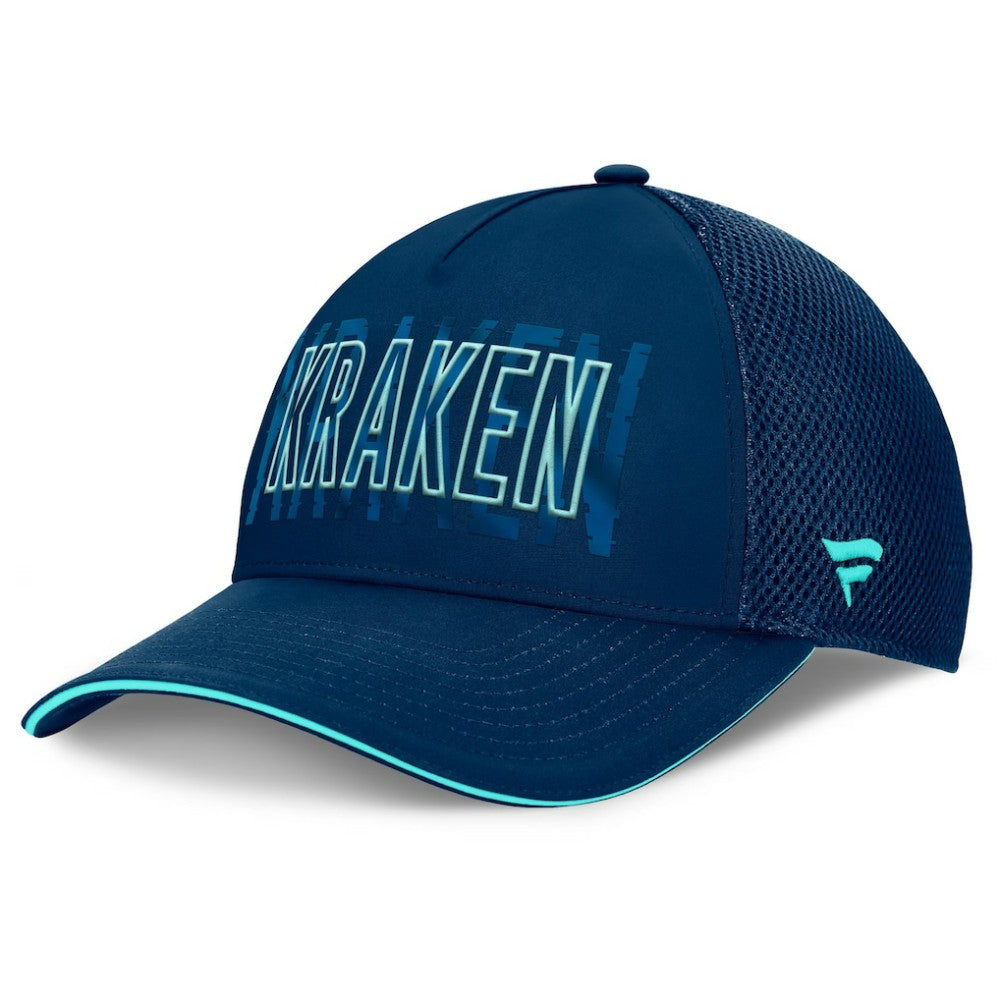 Seattle Kraken Fanatics Fundamental Flex Hat - Deep Sea Blue - NHL