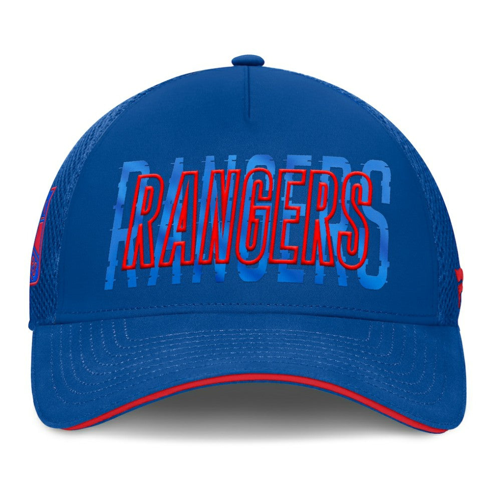 New York Rangers Fanatics Fundamental Flex Hat - Blue - NHL