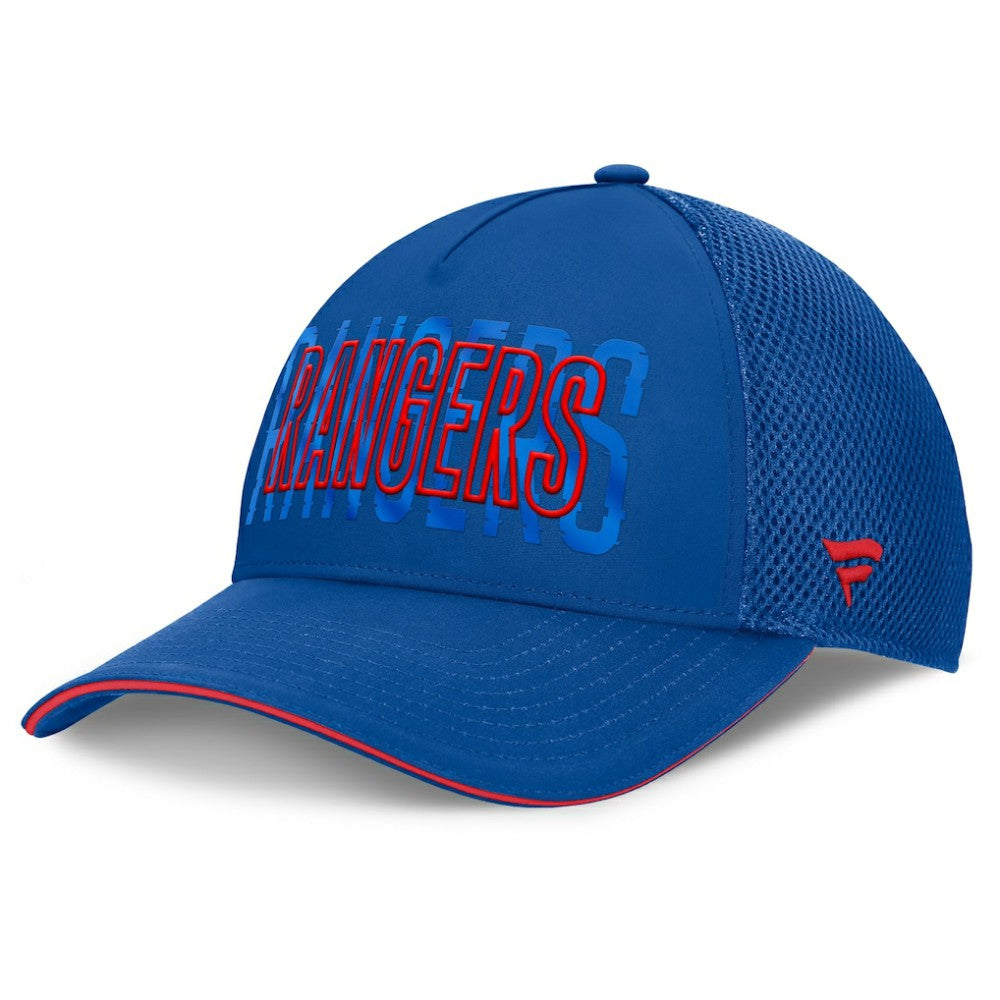 New York Rangers Fanatics Fundamental Flex Hat - Blue - NHL