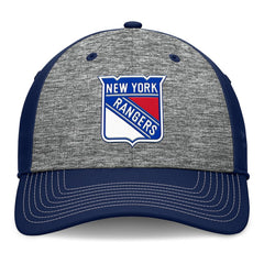 New York Rangers Fanatics Fundamental Top Shelf 2-Tone Flex Hat - Gray/Navy - NHL